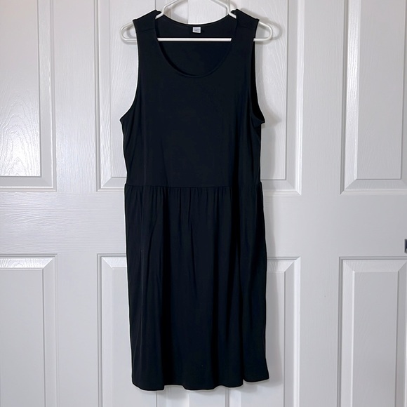 Old Navy, Black Sleeveless Dress, Empire Waist, size XL, soft - Picture 1 of 4